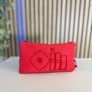 WOW!! Authentic CHANEL Vibrant Red Makeup Pouch Bag - Collection Beaute No. 1.
